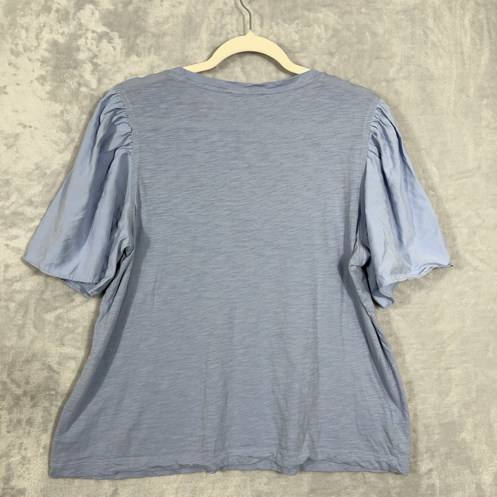 Loft Blouse Womens Top Puff Sleeve Casual T-Shirt Cotton Blend XL LOT OF 2 - Picture 11 of 13